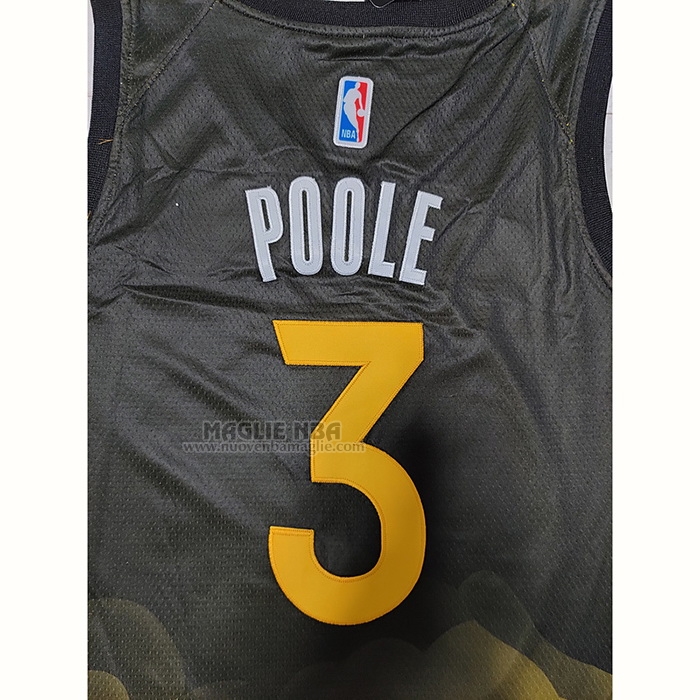 Maglia
 Jordan Poole NO 3 Golden State Warriors Citta
 2022-23 Nero
